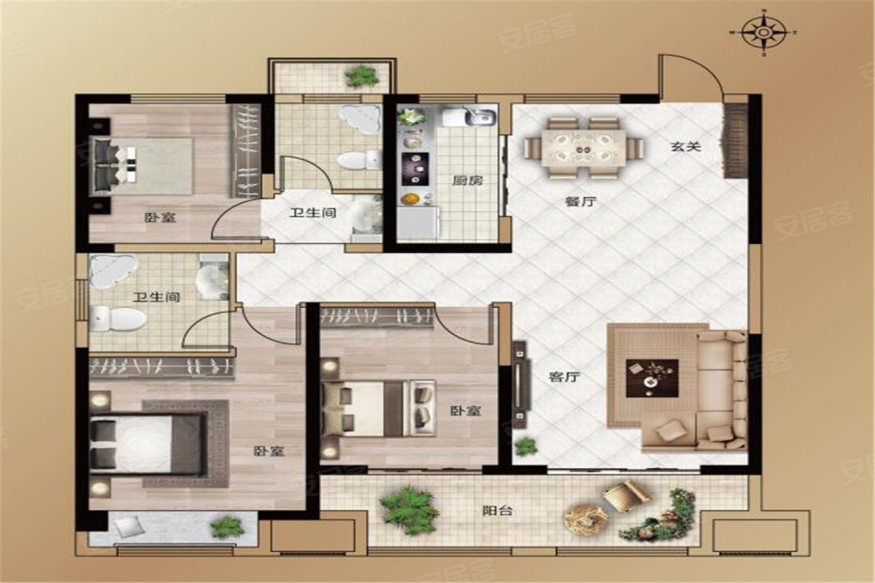 湯陰最新租房一室一廳，家的溫馨日常體驗